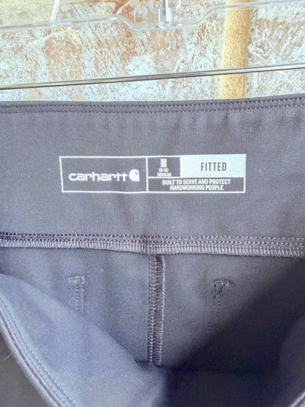 Carhartt Black Women's Force Fitted Midweight Utility Leggings Women's Size M - Picture 4 of 8